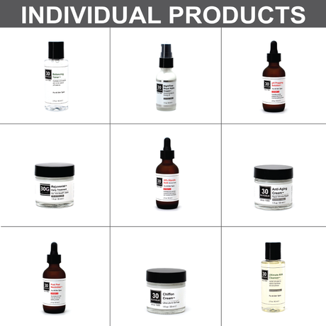 Individual Skincare Products