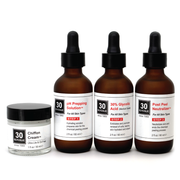 30% Glycolic Peel System for All Skin Types (including Keratosis, Psoriasis)