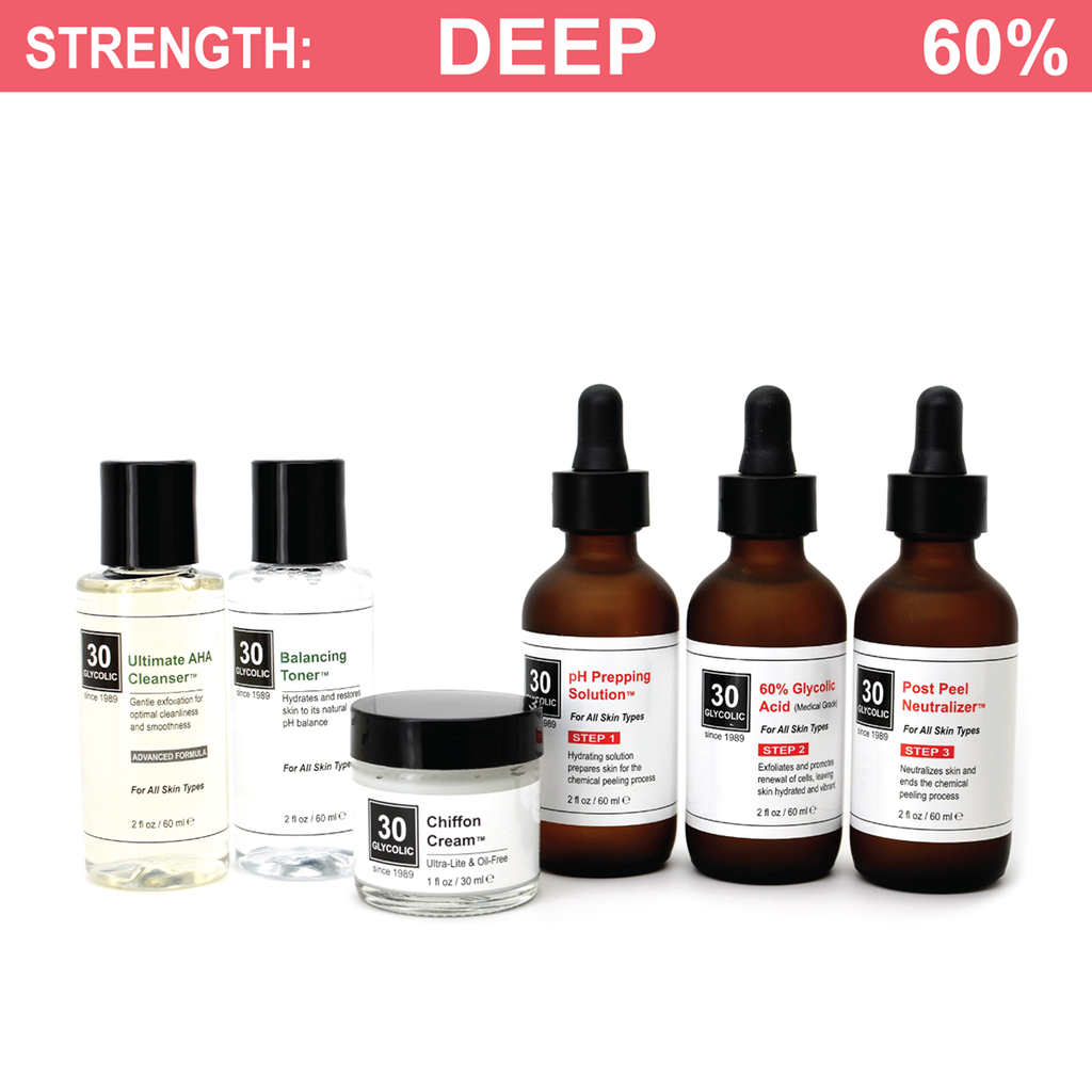 60% Deluxe Glycolic Peel System for Normal/Dry/Sensitive Skin