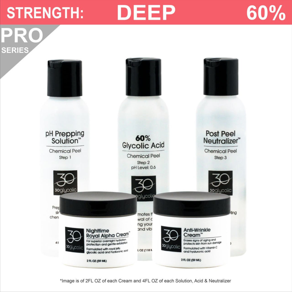 Pro-Series 60% Anti-Wrinkle Anti-Aging Glycolic Peel System