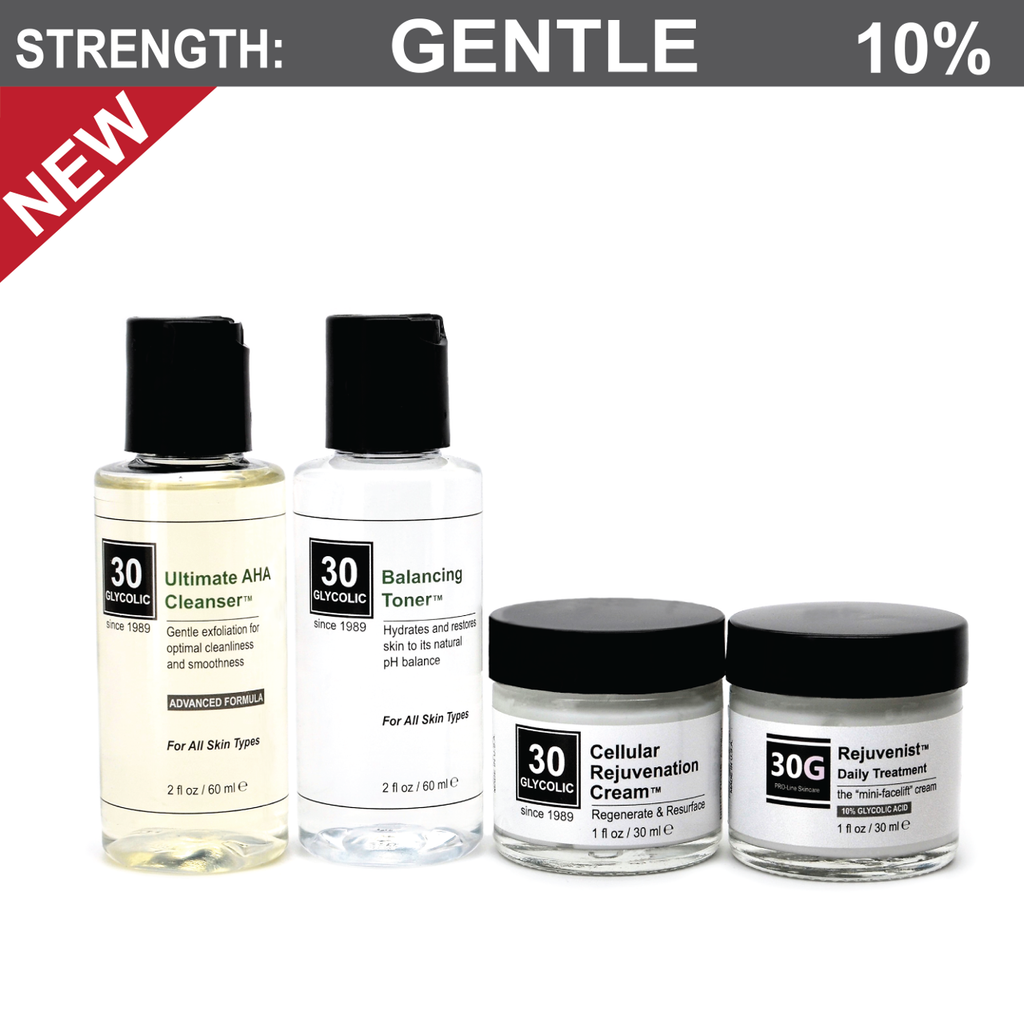 10% Glycolic Daily Treatment System - Skin Peel On-the-Go